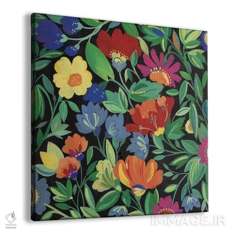 تابلو دکوراتیو باغ جامائیکا اثر کیم پارکر - نمای پرسپکتیو محصول