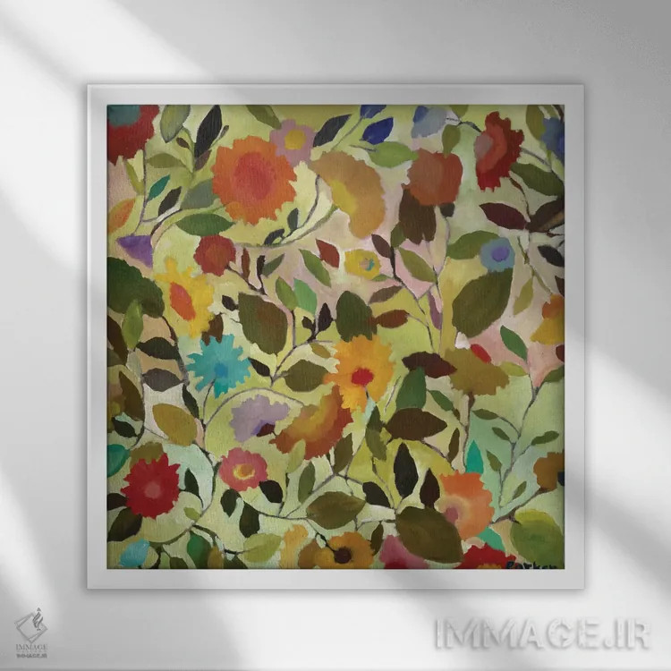 تابلو دکوراتیو گاوت اثر کیم پارکر - نمای قابدار سفید