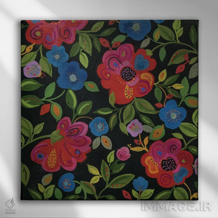 تابلو دکوراتیو باغ جادویی اثر کیم پارکر - نمای روبهرو روی دیوار