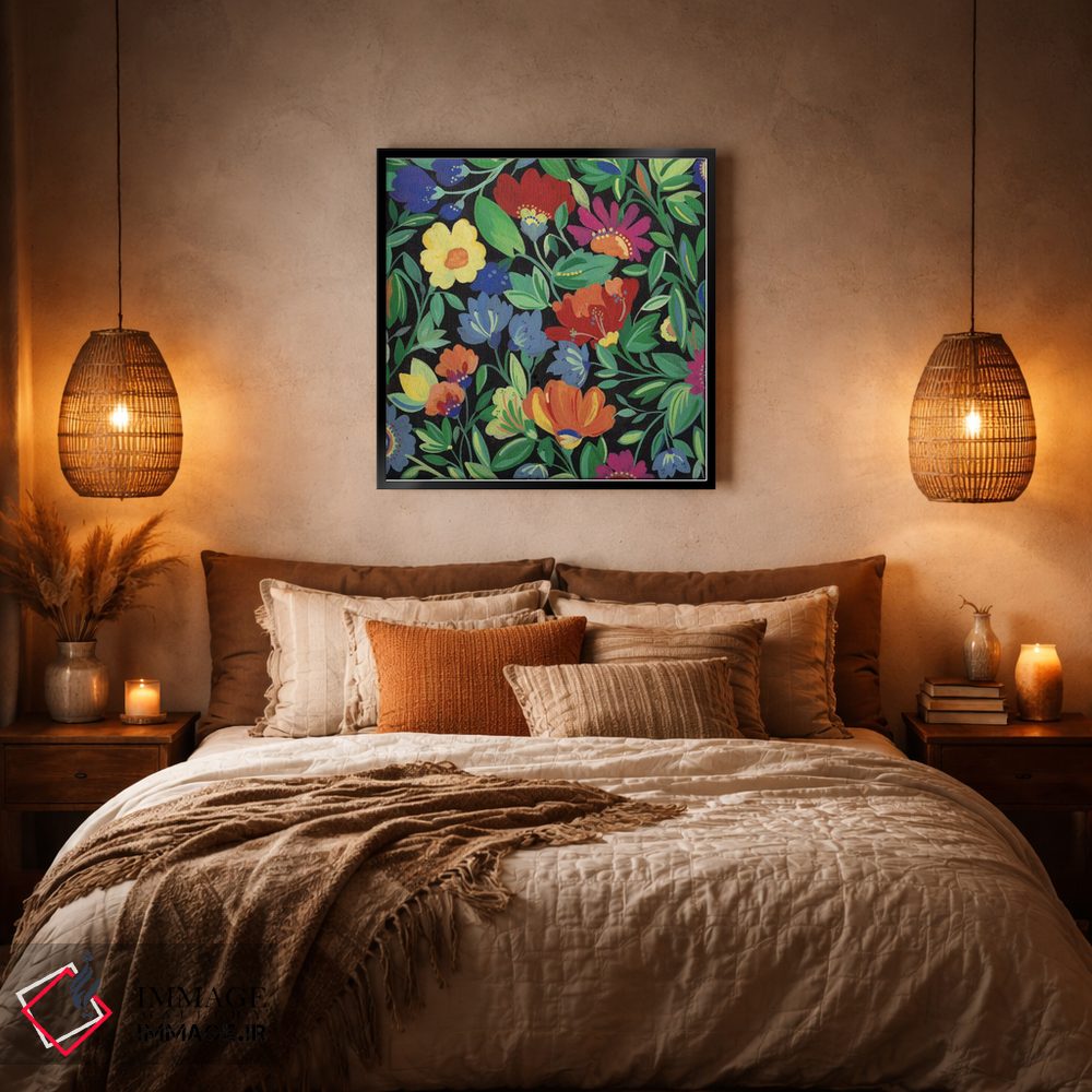 تابلو دکوراتیو باغ جامائیکا اثر کیم پارکر - D6B