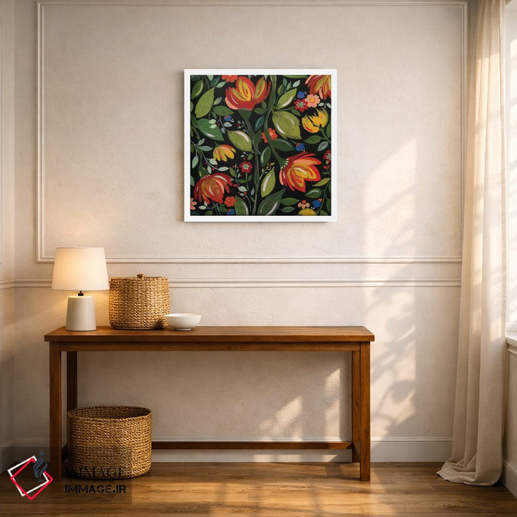 تابلو دکوراتیو گل های هائیتی اثر کیم پارکر - D5W
