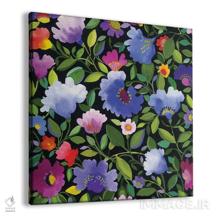 تابلو دکوراتیو باغ هند II اثر کیم پارکر - نمای پرسپکتیو محصول