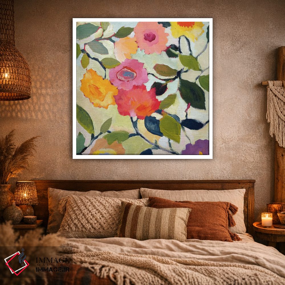 تابلو دکوراتیو رزهای وحشی اثر کیم پارکر - D1W
