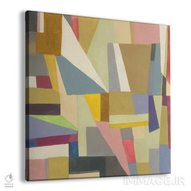 تابلو انتزاعی کپنهاگ اثر کیم پارکر - نمای پرسپکتیو محصول