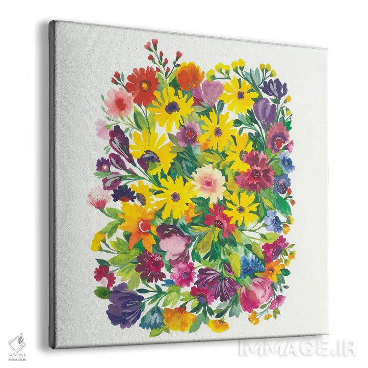 تابلو دکوراتیو چمنزار پاییزی اثر کیم پارکر - نمای پرسپکتیو محصول