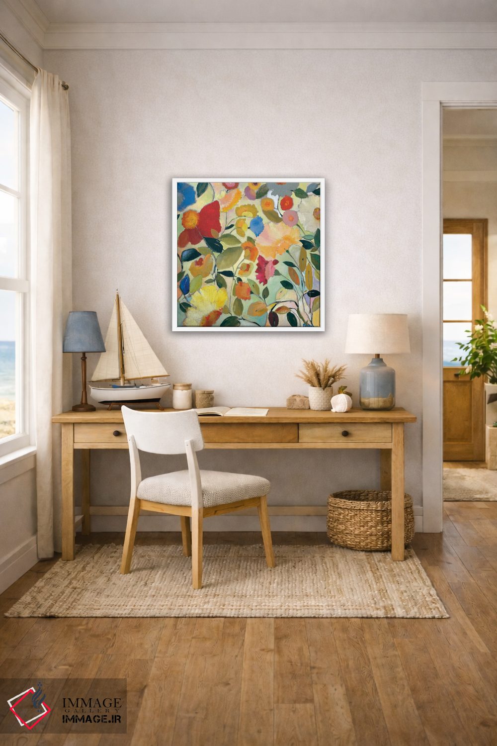 تابلو دکوراتیو باغ آگوست اثر کیم پارکر - D3W