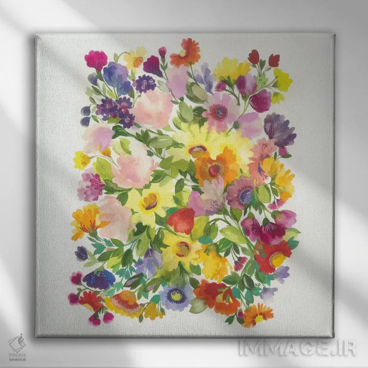 تابلو دکوراتیو دافنیس و کلویی اثر کیم پارکر - نمای روبهرو روی دیوار