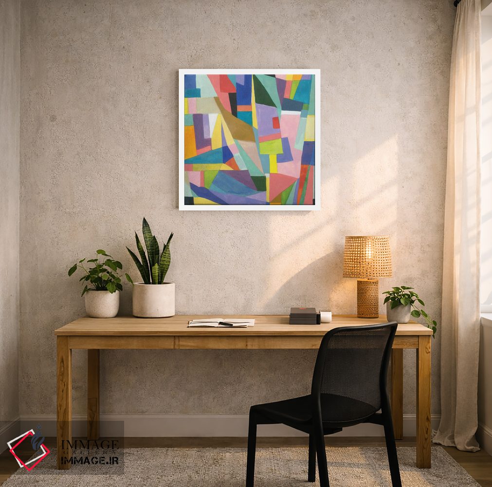 تابلو انتزاعی آمازونیکا اثر کیم پارکر - D3W