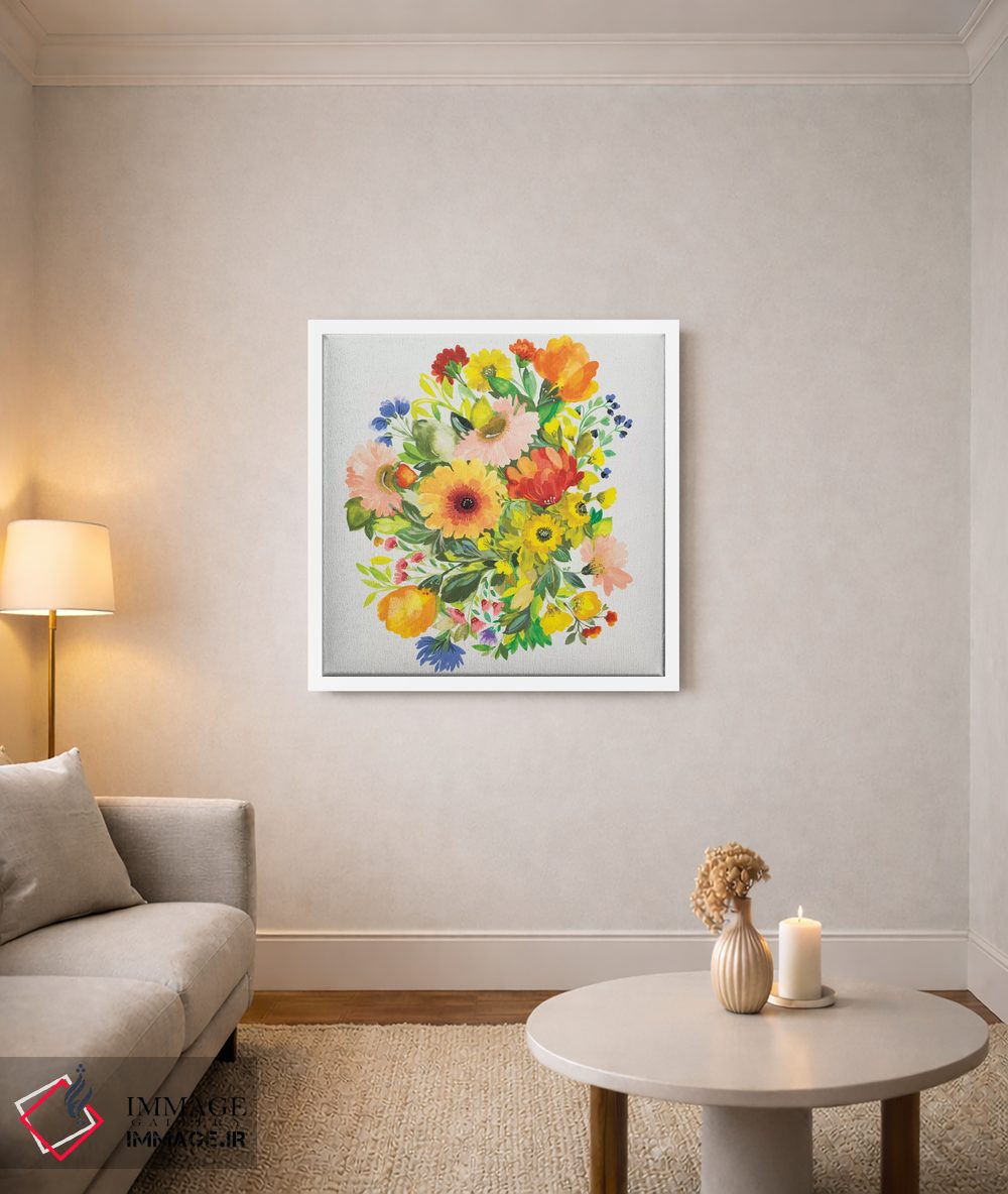 تابلو دکوراتیو دسته گل باغ سپتامبر اثر کیم پارکر - D2W