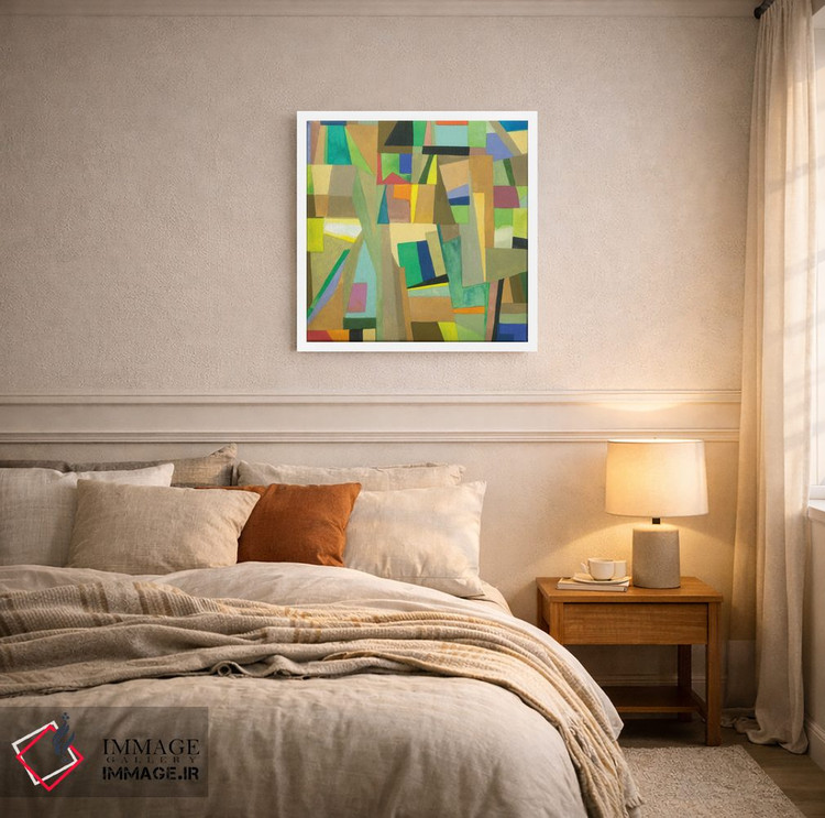 تابلو انتزاعی آمستردام اثر کیم پارکر - D4W