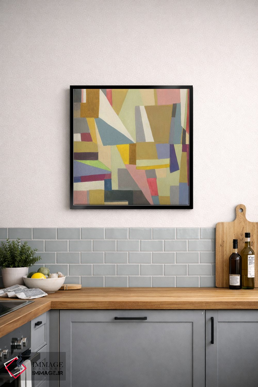 تابلو انتزاعی کپنهاگ اثر کیم پارکر - D4B