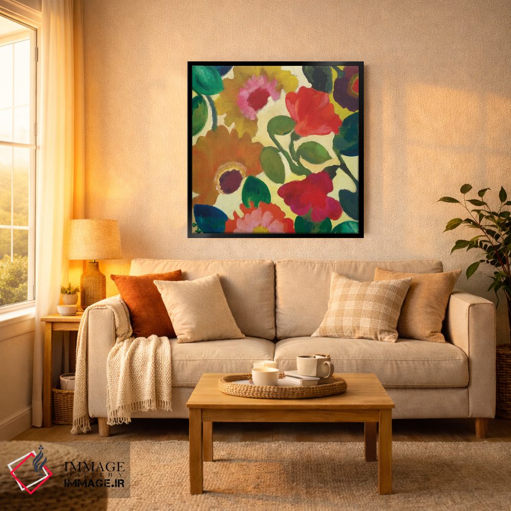 تابلو دکوراتیو شقایق کوهی I اثر کیم پارکر - D3B