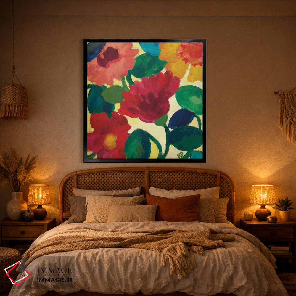 تابلو دکوراتیو شقایق کوهی II اثر کیم پارکر - D2B