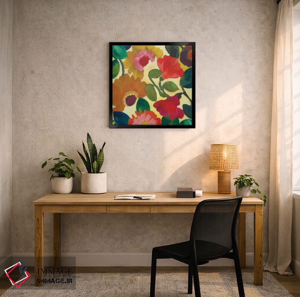 تابلو دکوراتیو شقایق کوهی I اثر کیم پارکر - D5B