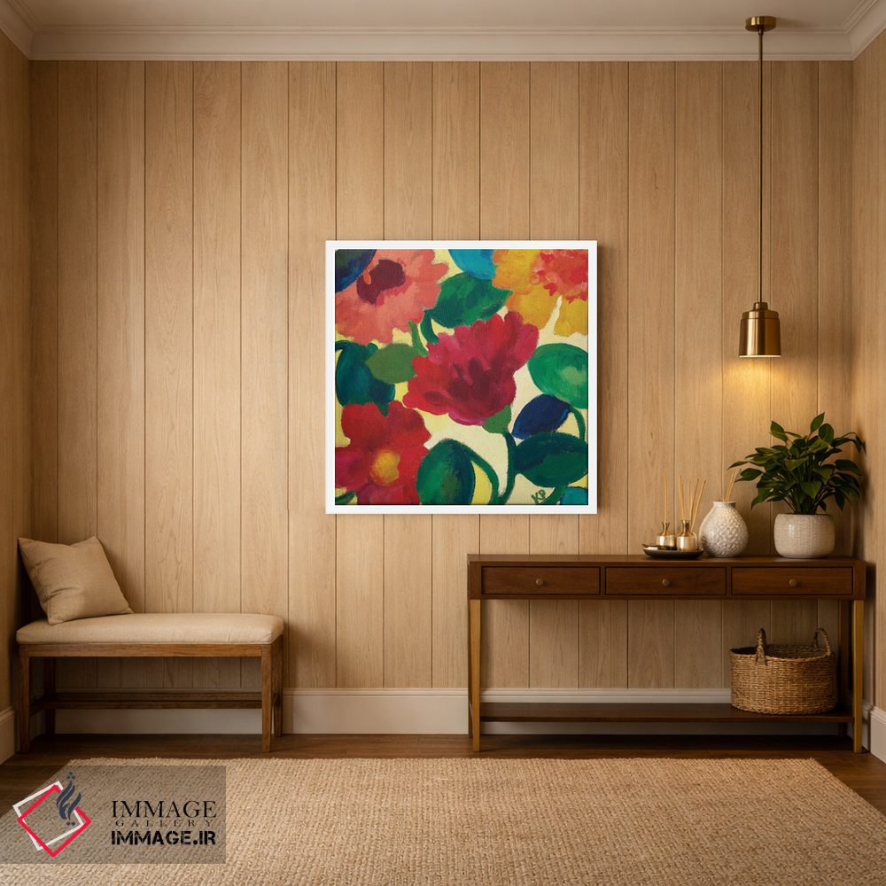 تابلو دکوراتیو شقایق کوهی II اثر کیم پارکر - D3W