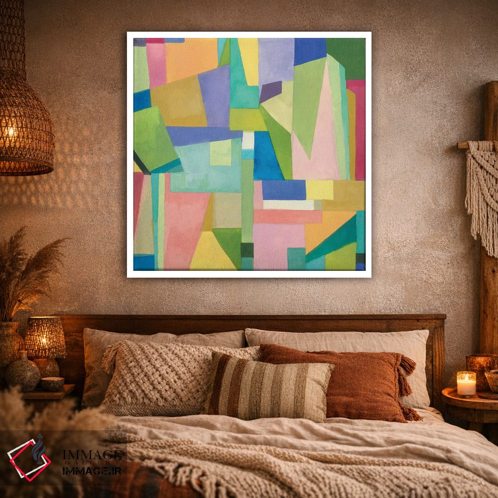 تابلو انتزاعی دوبلین I اثر کیم پارکر - D1W