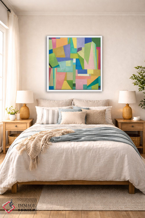 تابلو انتزاعی دوبلین I اثر کیم پارکر - D4W