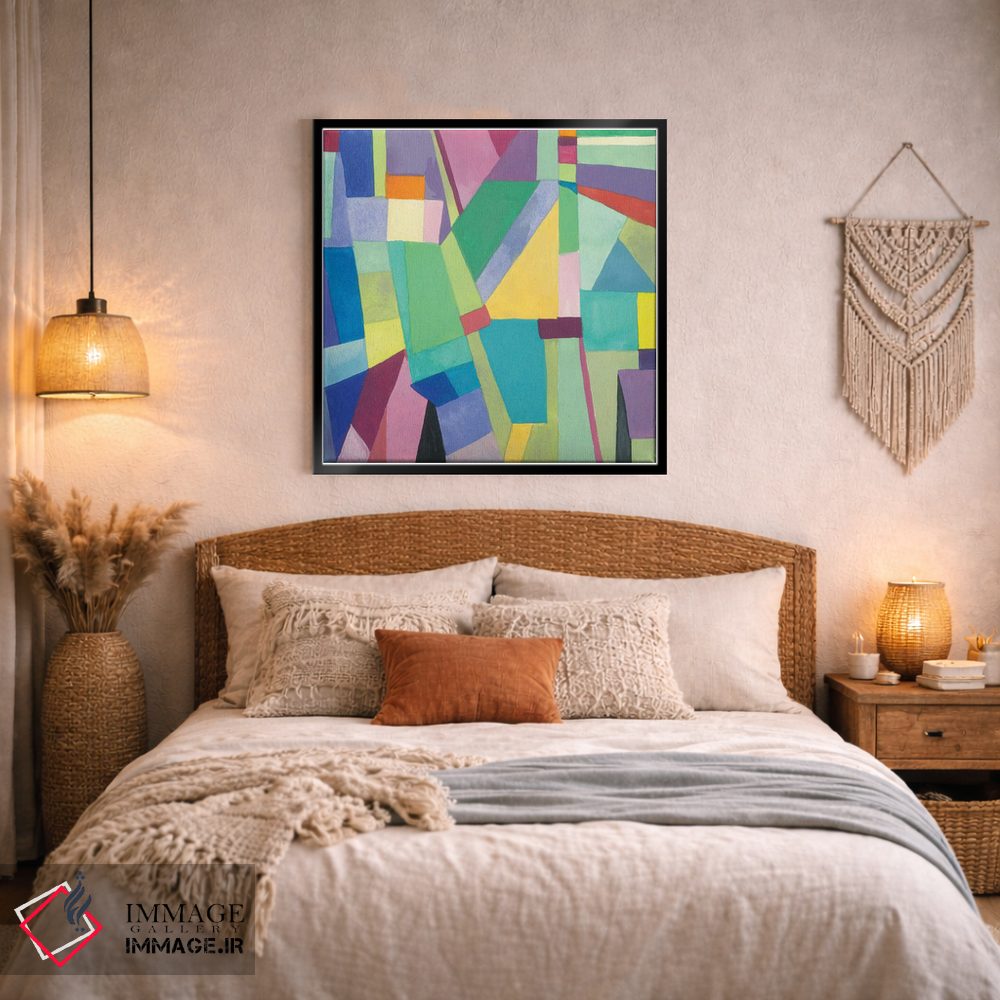 تابلو انتزاعی دوبلین II اثر کیم پارکر - D4B