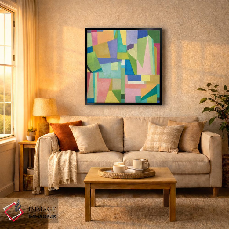 تابلو انتزاعی دوبلین I اثر کیم پارکر - D6B