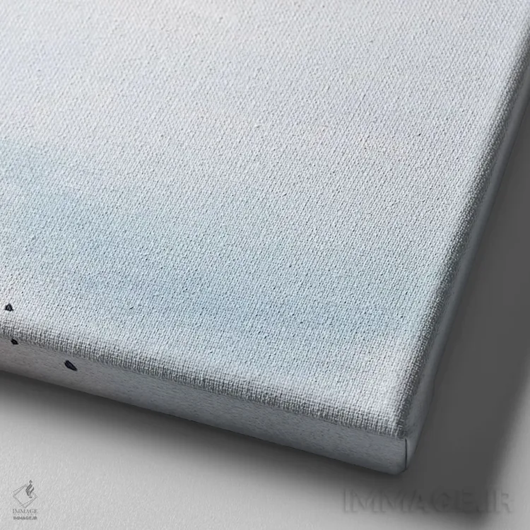 تابلو دکوراتیو تنهایی اثر کارلی پرولد - نمای نزدیک بافت بوم