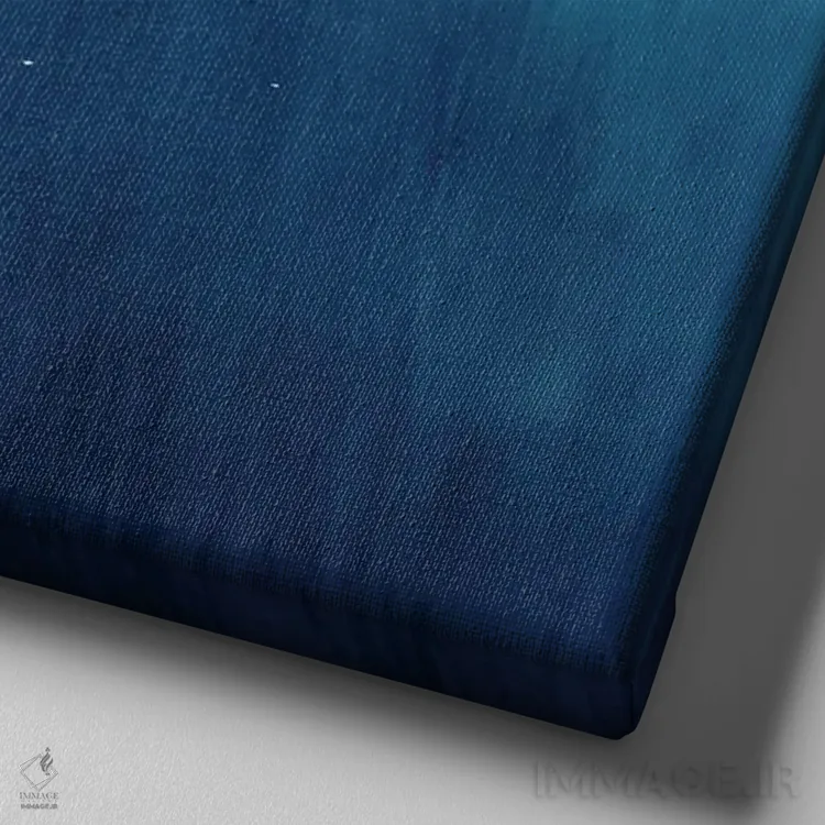 تابلو دکوراتیو کوسه نهنگ و غواص اثر کارلی پرولد - نمای نزدیک بافت بوم