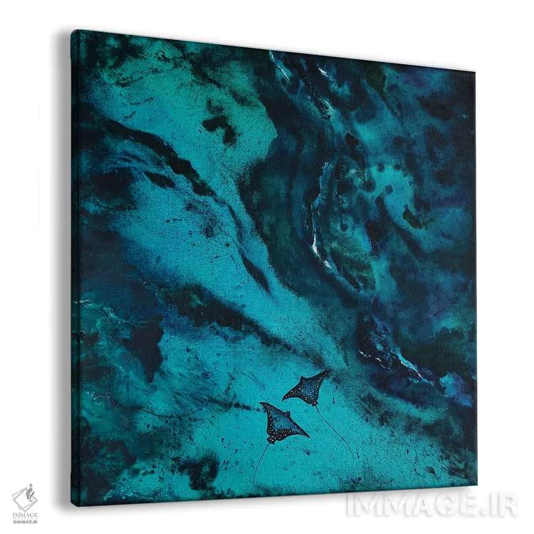 تابلو دکوراتیو مانتارای ها اثر کارلی پرولد - نمای پرسپکتیو محصول