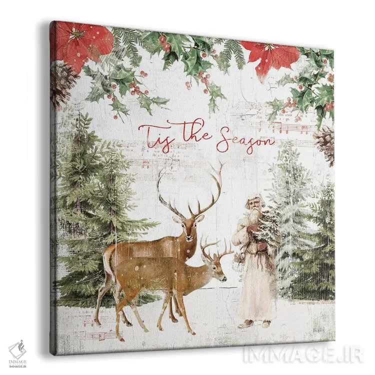 تابلو دکوراتیو تعطیلات جنگلی II اثر کیتی پرتیه - نمای پرسپکتیو محصول