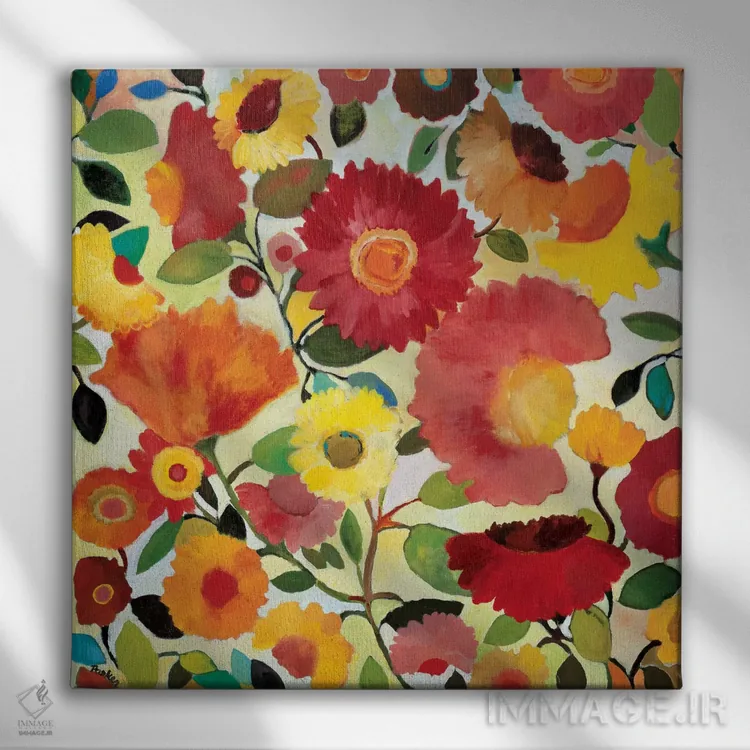 تابلو دکوراتیو باغ عشق اثر کیم پارکر - نمای روبهرو روی دیوار