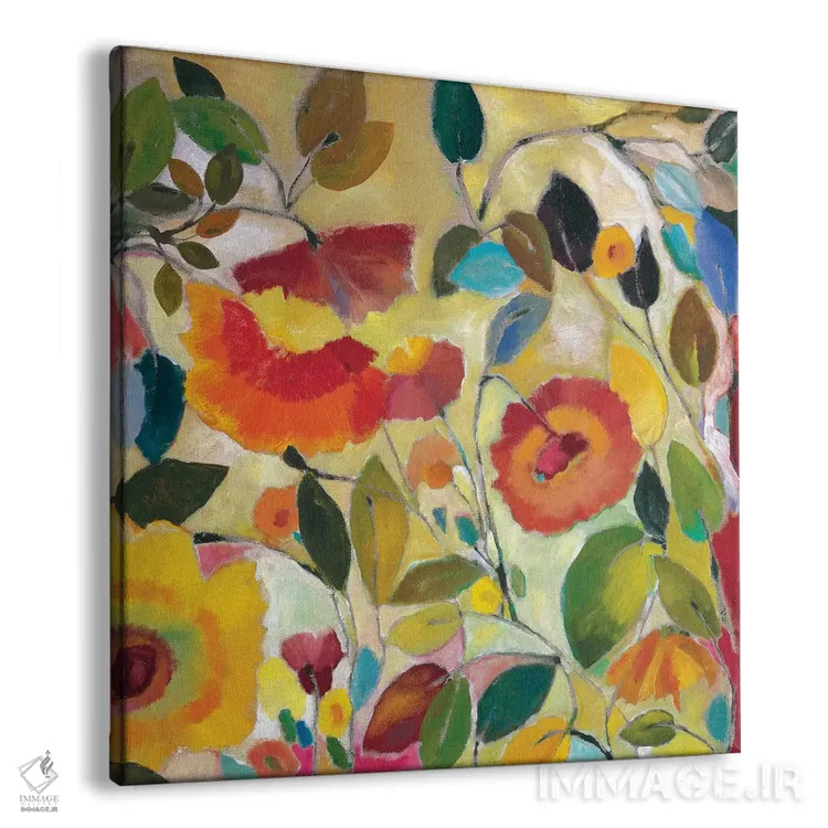 تابلو دکوراتیو فانتزی باغ اثر کیم پارکر - نمای پرسپکتیو محصول