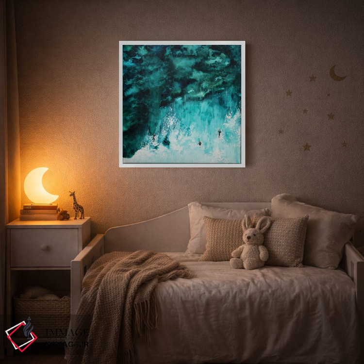 تابلو دکوراتیو موج III اثر کارلی پرولد - D3W