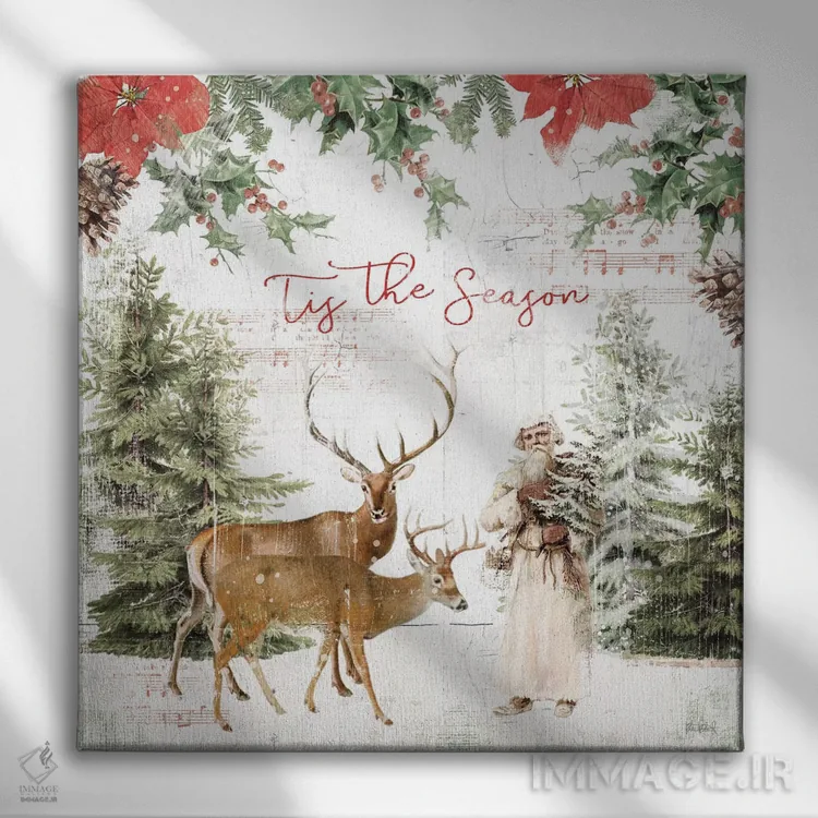 تابلو دکوراتیو تعطیلات جنگلی II اثر کیتی پرتیه - نمای روبهرو روی دیوار