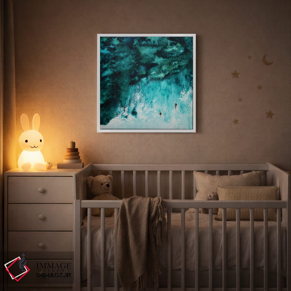 تابلو دکوراتیو موج III اثر کارلی پرولد - D4W