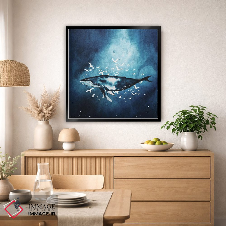 تابلو دکوراتیو رویاهای نهنگ اثر کارلی پرولد - D5B