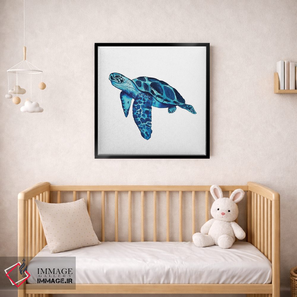 تابلو دکوراتیو لاک پشت دریایی II اثر کارلی پرولد - D2B