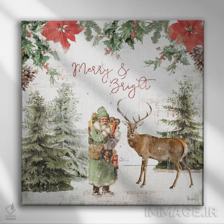 تابلو دکوراتیو تعطیلات جنگلی III اثر کیتی پرتیه - نمای روبهرو روی دیوار