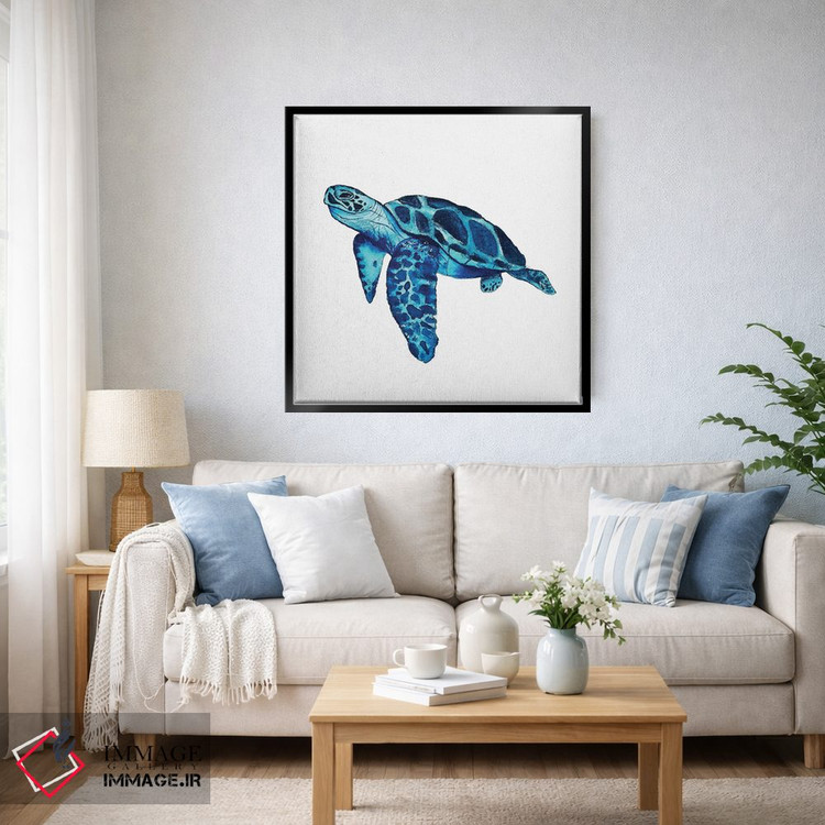 تابلو دکوراتیو لاک پشت دریایی II اثر کارلی پرولد - D5B