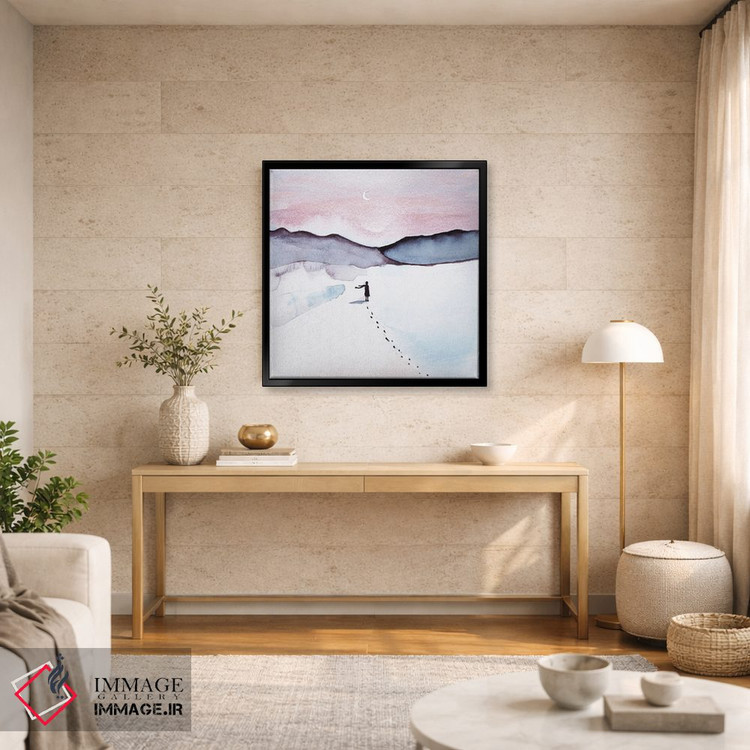 تابلو دکوراتیو تنهایی اثر کارلی پرولد - D3B