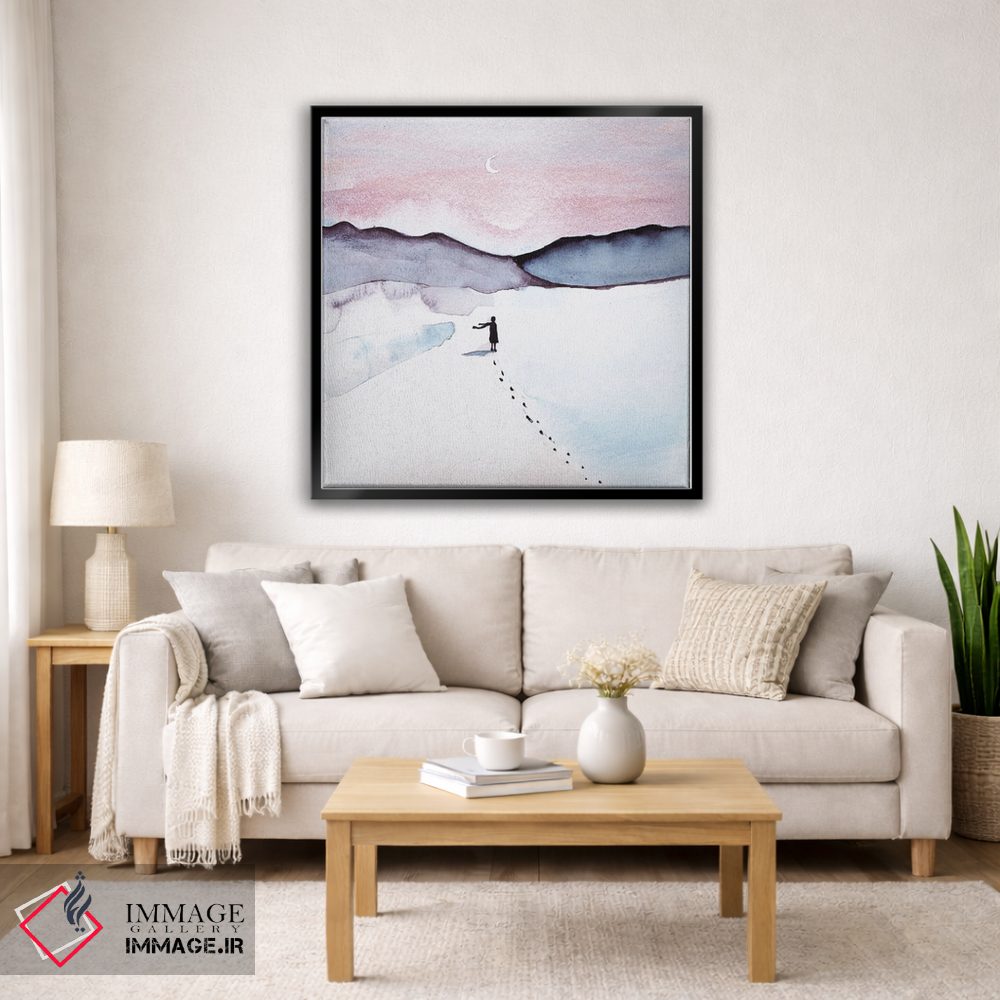 تابلو دکوراتیو تنهایی اثر کارلی پرولد - D4B
