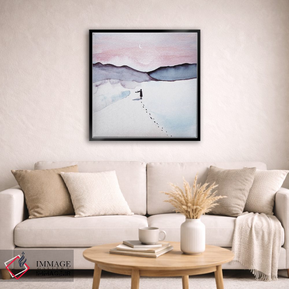 تابلو دکوراتیو تنهایی اثر کارلی پرولد - D5B