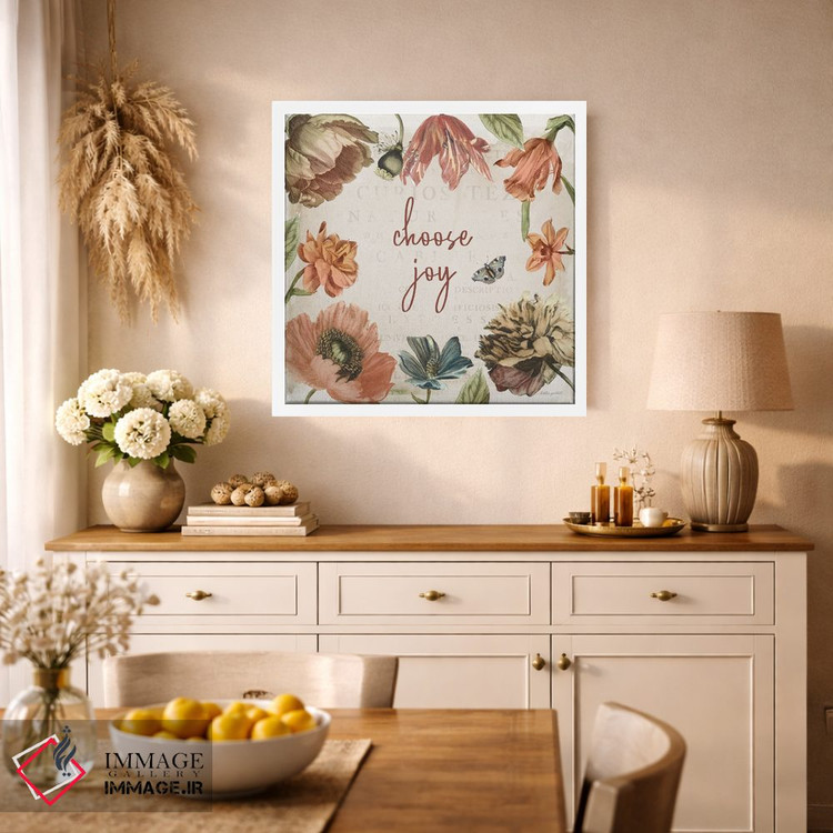 تابلو دکوراتیو شکوفه های عتیقه VIII اثر کیتی پرتیه - D1W