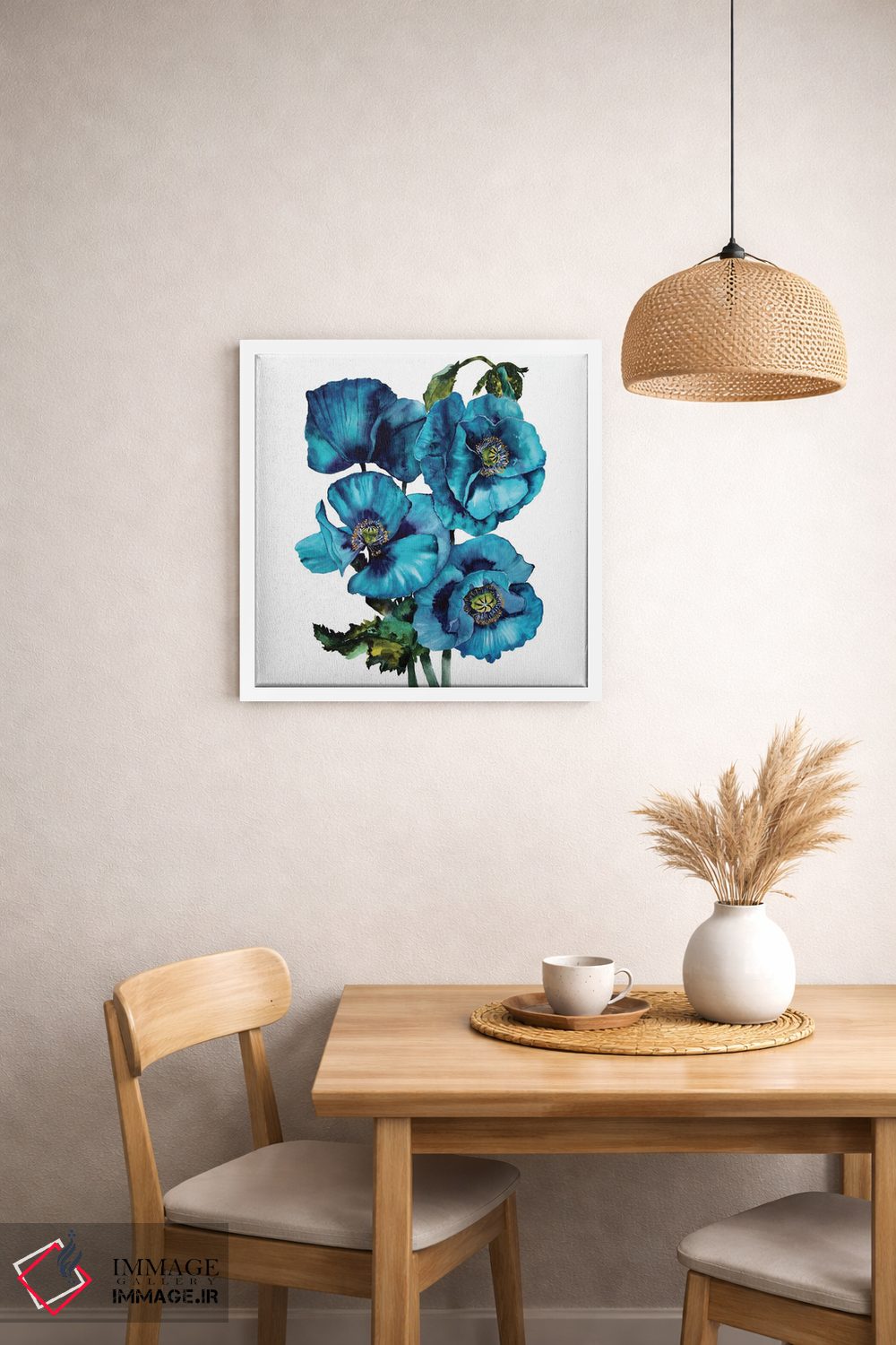 تابلو دکوراتیو شقایق های هیمالیا اثر کارلی پرولد - D1W