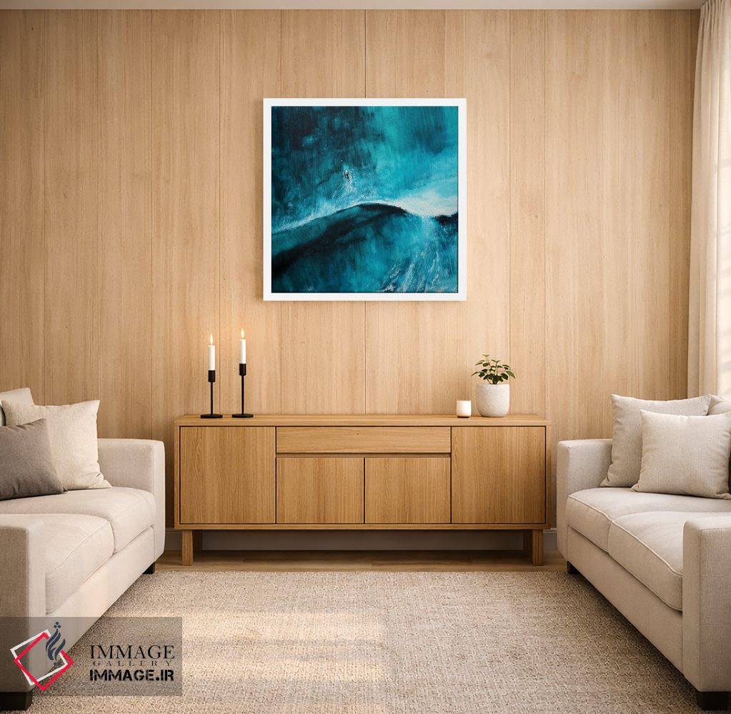 تابلو دکوراتیو موج I اثر کارلی پرولد - D3W