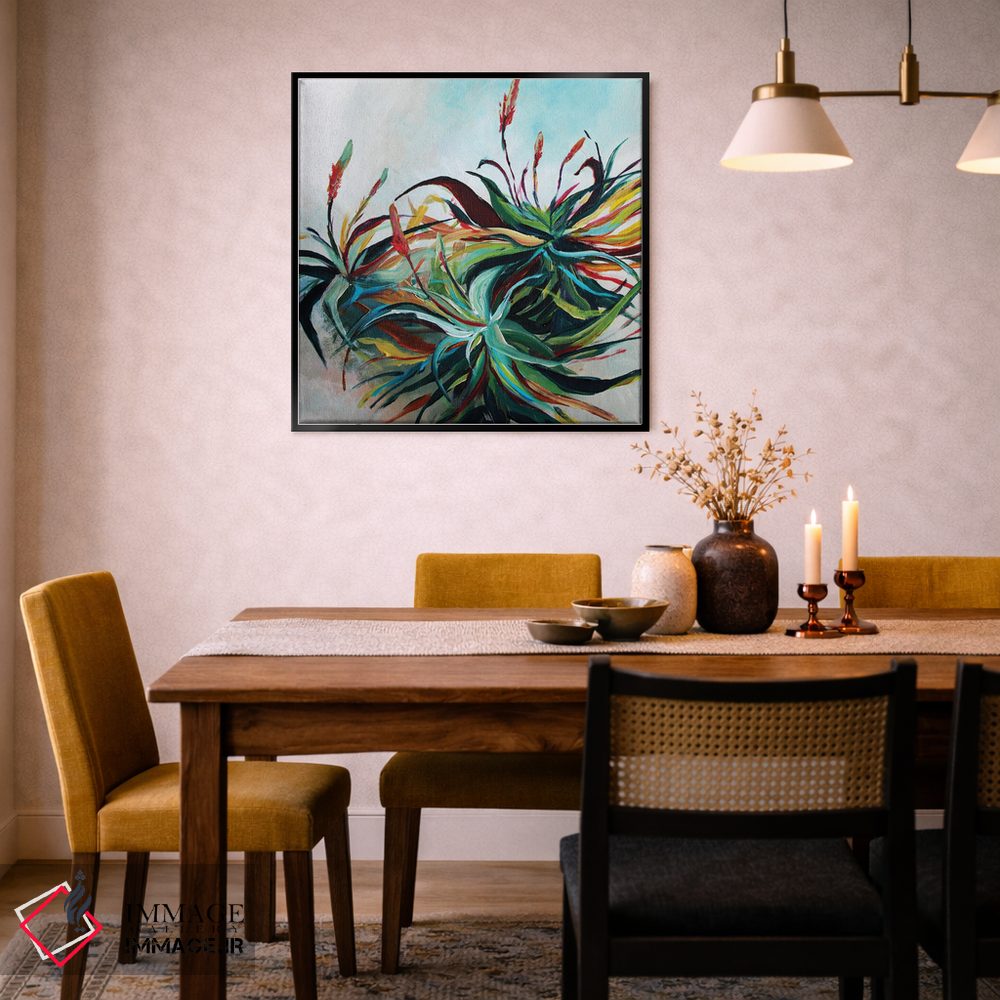 تابلو دکوراتیو آلوئه ها اثر کارلی پرولد - D5B