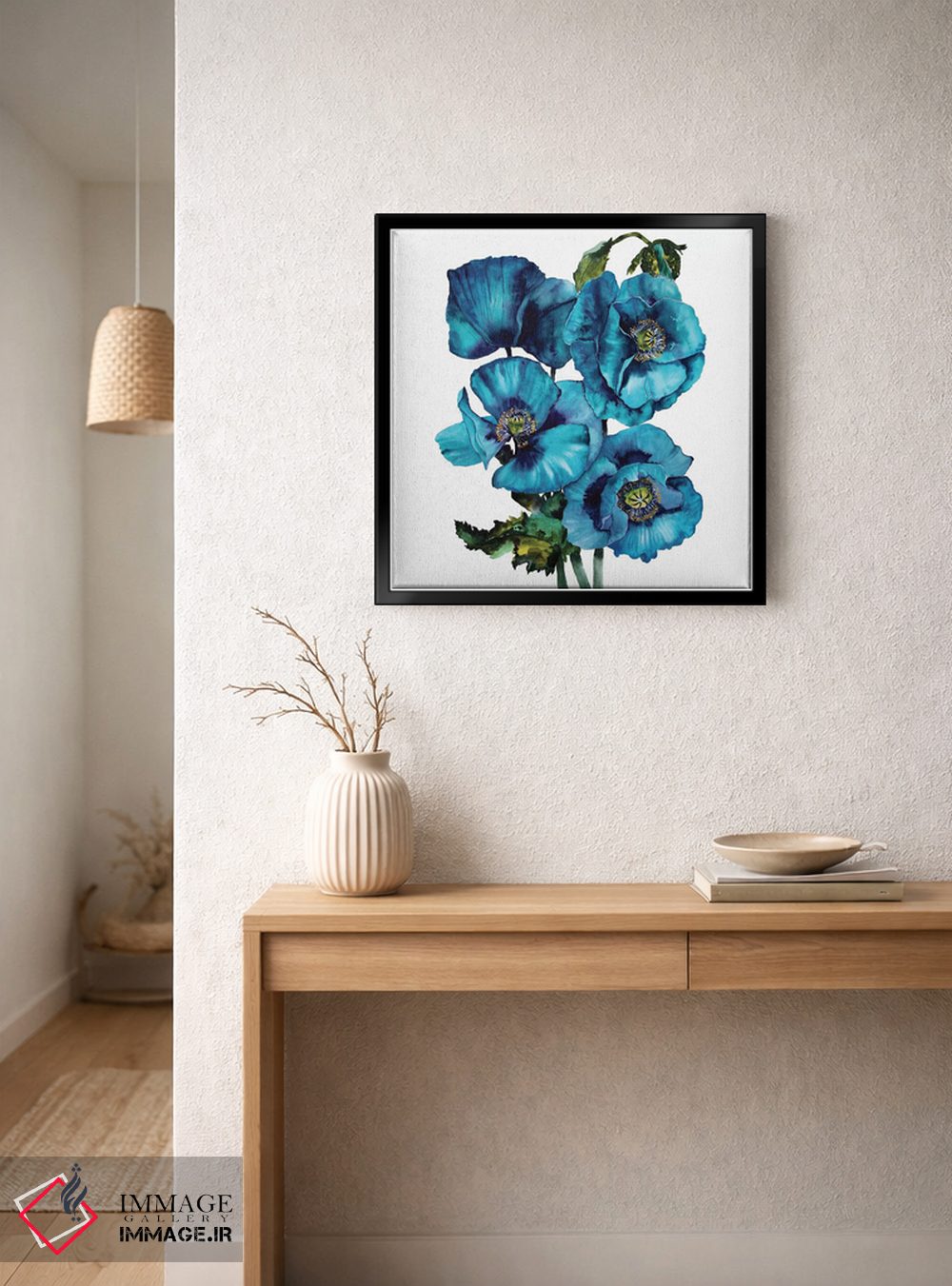 تابلو دکوراتیو شقایق های هیمالیا اثر کارلی پرولد - D5B