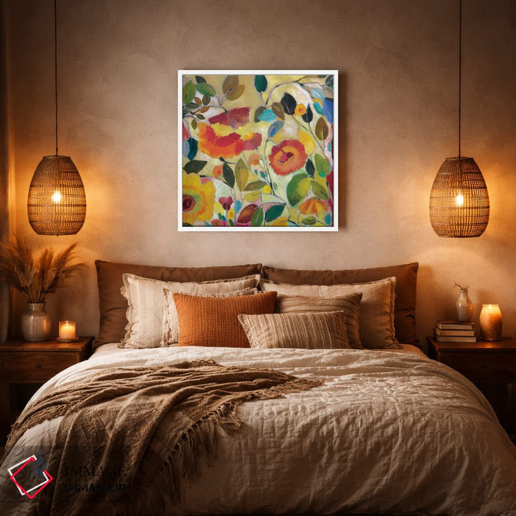 تابلو دکوراتیو فانتزی باغ اثر کیم پارکر - D4W