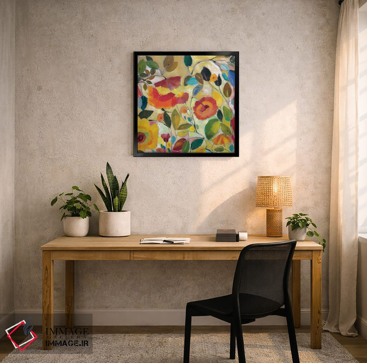 تابلو دکوراتیو فانتزی باغ اثر کیم پارکر - D6B