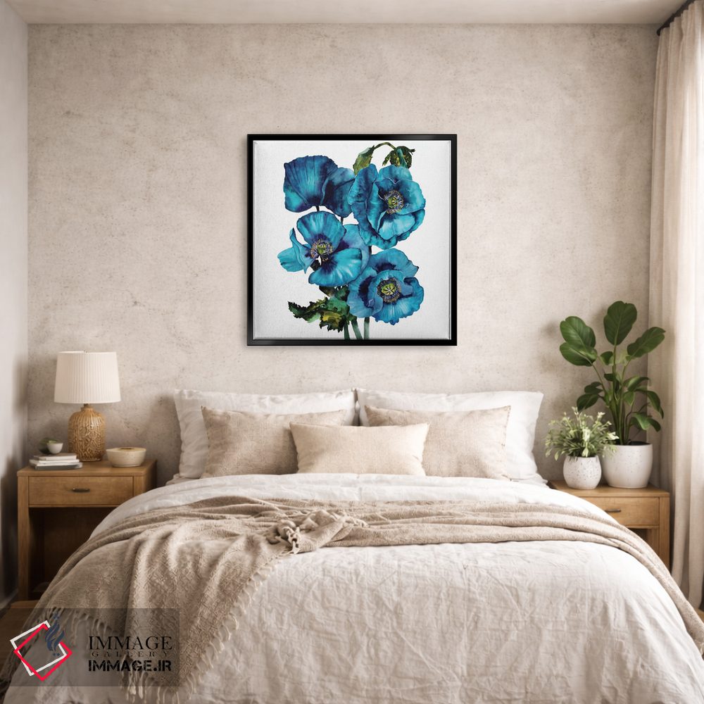 تابلو دکوراتیو شقایق های هیمالیا اثر کارلی پرولد - D6B