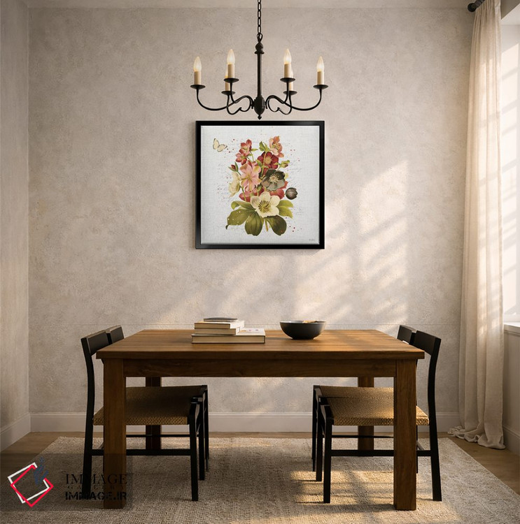 تابلو دکوراتیو گلبرگ های کلاسیک VI اثر کیتی پرتیه - D4B