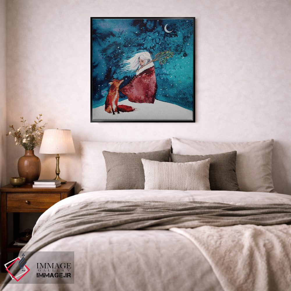 تابلو دکوراتیو کریسمس روباه اثر کارلی پرولد - D3B