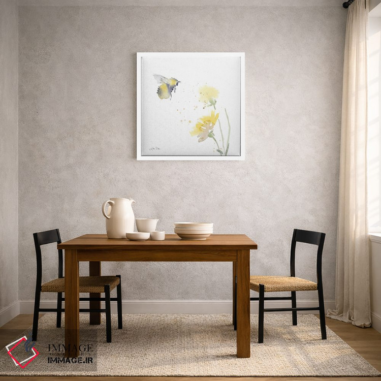 تابلو مینیمال چمنزار آفتابگردان IV اثر کاترینا پیت - D2W